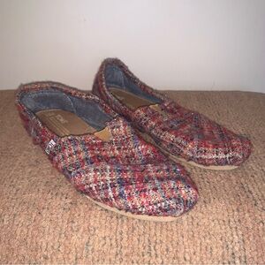 Toms Multicolor Tweed Flats